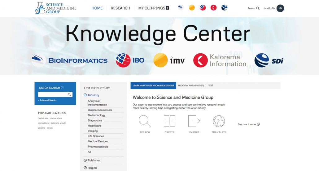 Knowledge Center March 2022 Knowledge Center Screenshot